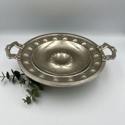 Vintage art nouveau frugtfad