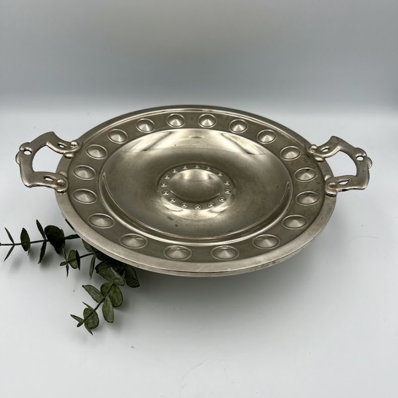Vintage art nouveau frugtfad