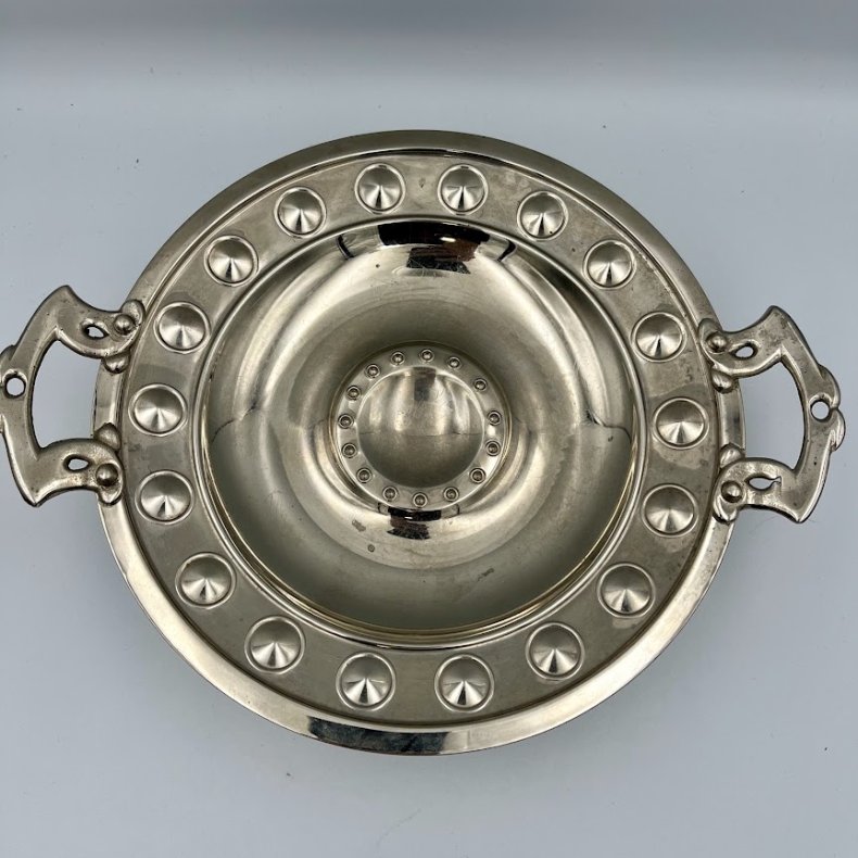 Vintage art nouveau frugtfad