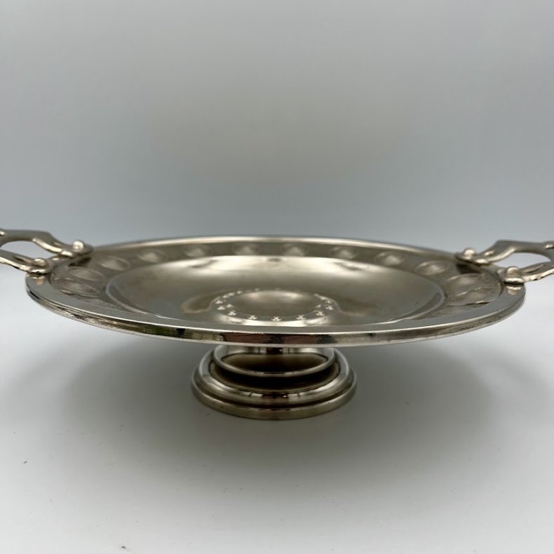Vintage art nouveau frugtfad