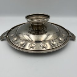 Vintage art nouveau frugtfad