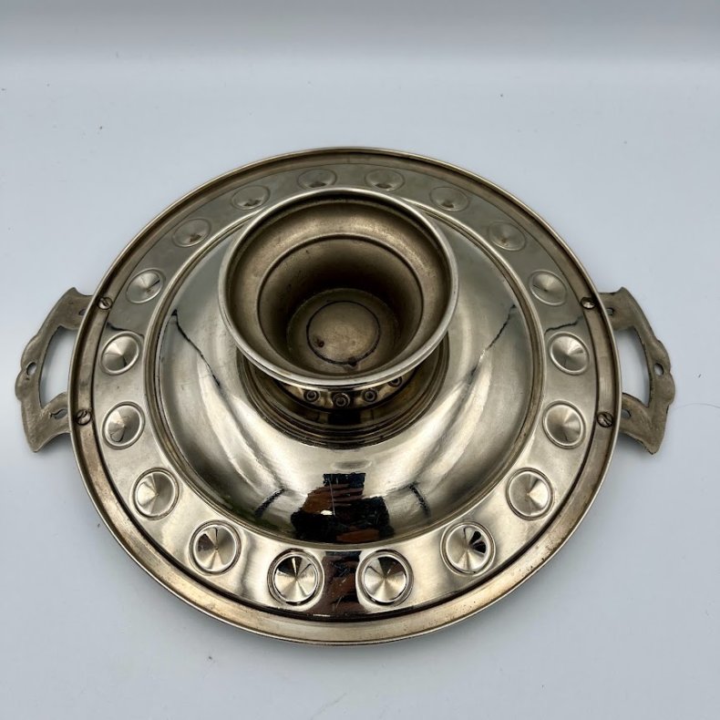 Vintage art nouveau frugtfad