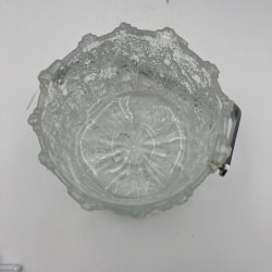 Vintage Iittala Ultima Thule isspand i isglas af Tapio Wirkkala