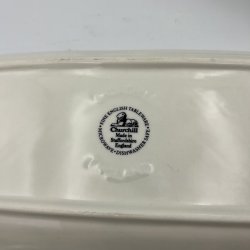 Sm�rboks i engelsk keramik fra Churchill Staffordshire