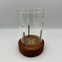 Bodum fyrfadsstage i tr� og glas