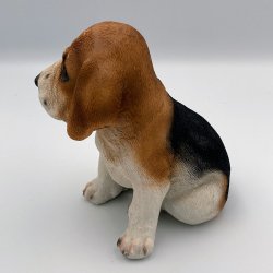 Beagle hvalp Polyresin figur 