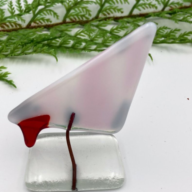 To sm� rosa glasfugle