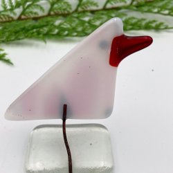 To sm� rosa glasfugle