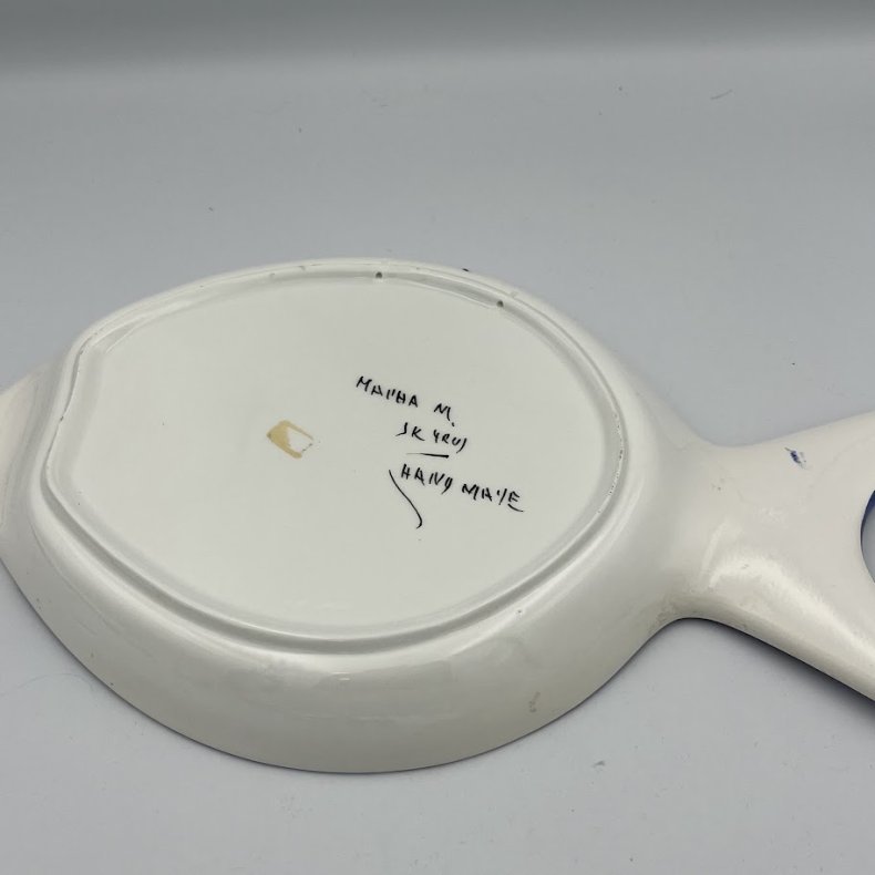 Keramikfad formet som fisk