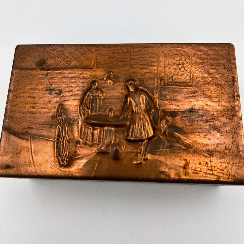 T�ndstik�ske omslag i kobber