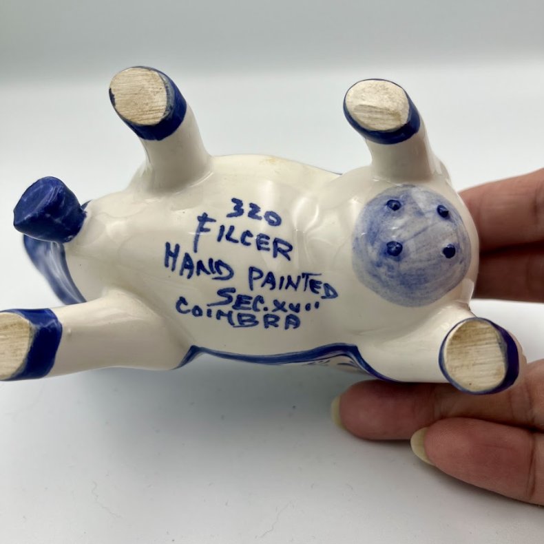 Fl�dekande udformet som en ko