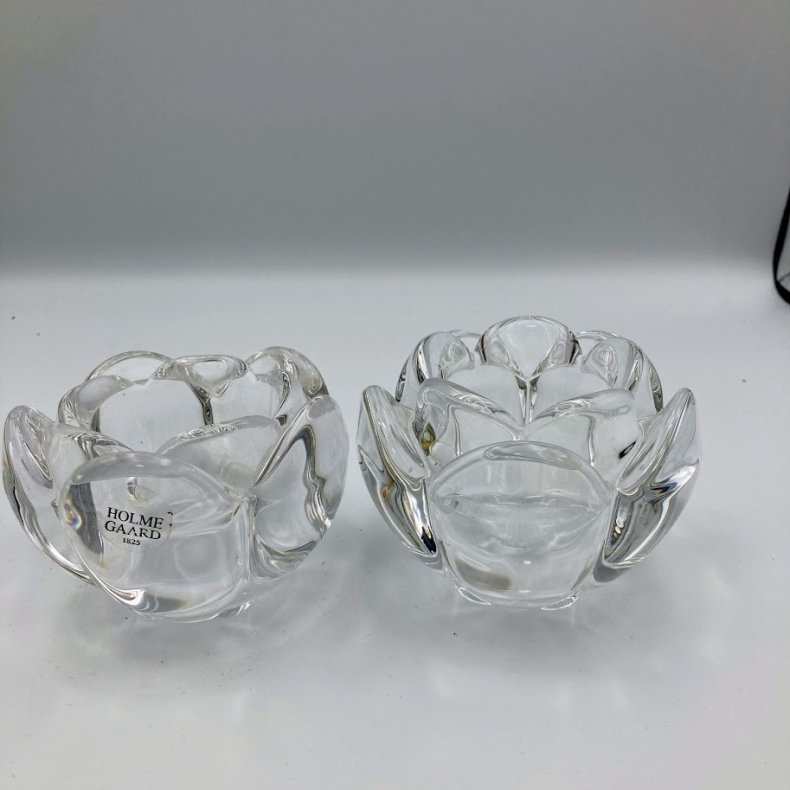 Holmegaard Lotus fyrfadsstage