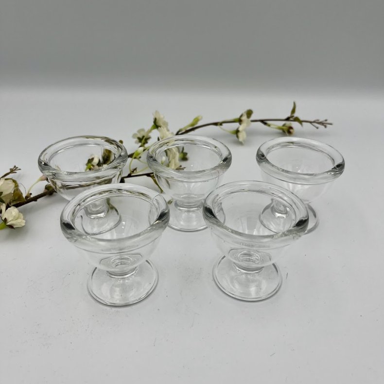 5 stk. glas �ggeb�ger