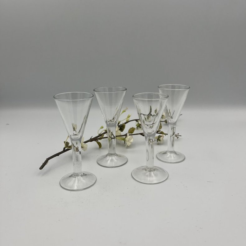 4 stk. snapsglas