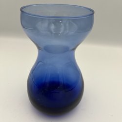 Bl� Holmegaards vase