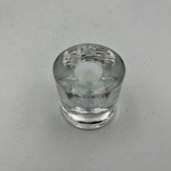 Sm� glas lysestager