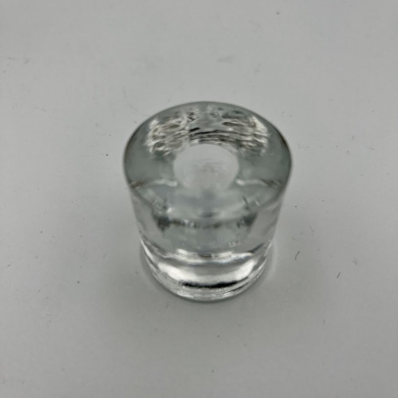 Sm� glas lysestager