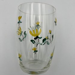 6 glas med blomster