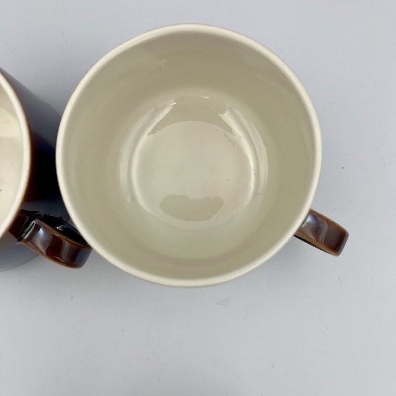 3 stk. rustikke kopper