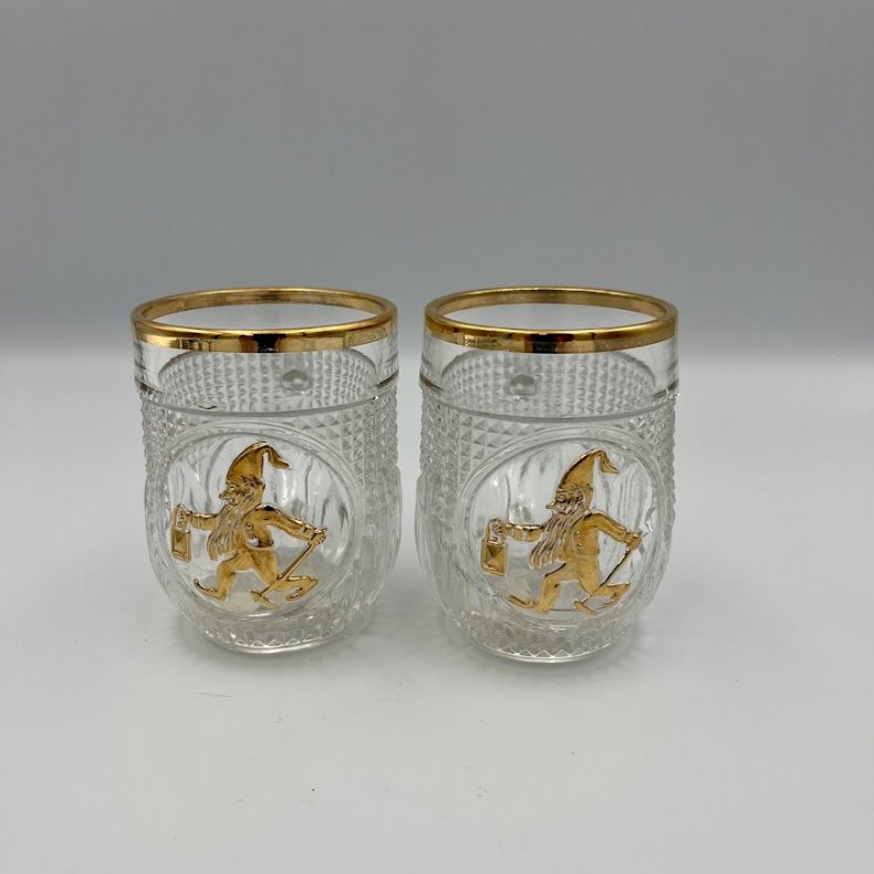 Sm� glas m. julemotiv