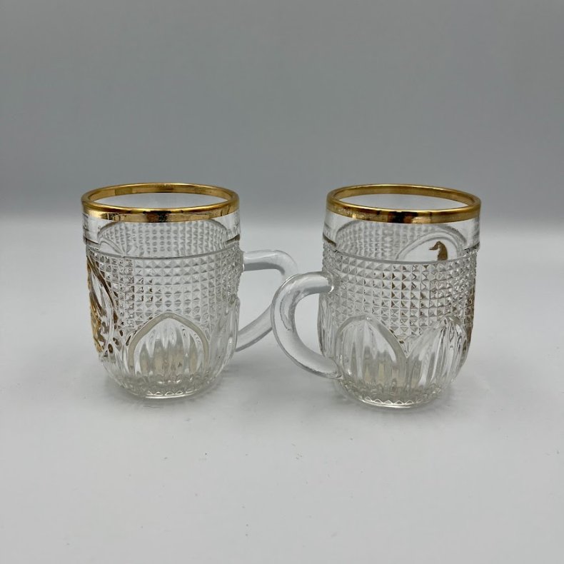 Sm� glas m. julemotiv