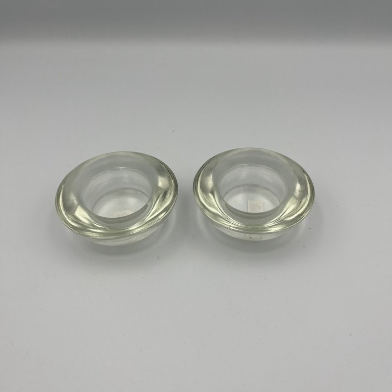 Fyrfadsstager i glas