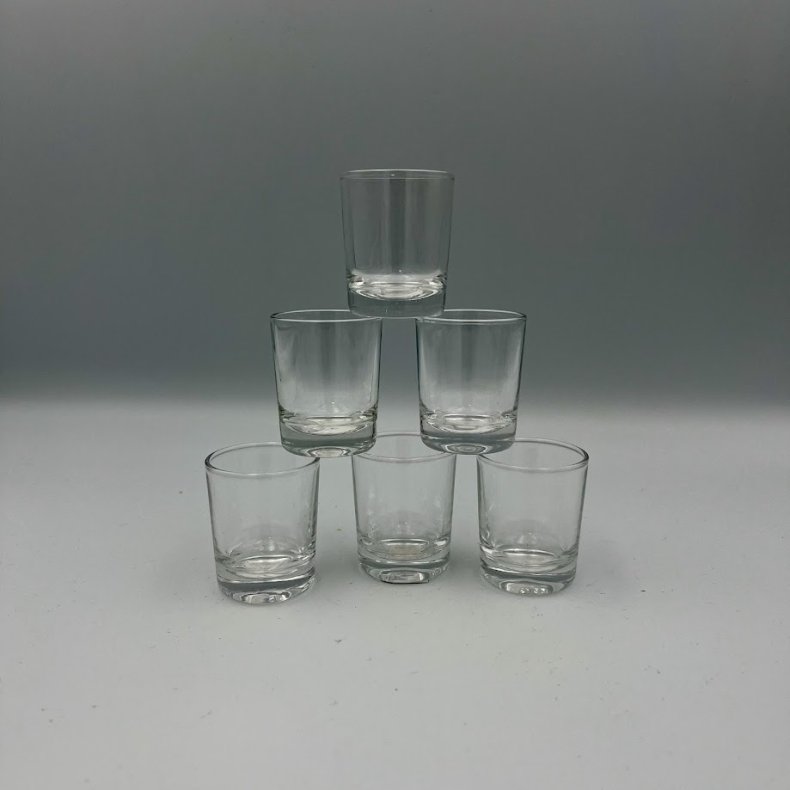 6 sm� snaps/shotsglas