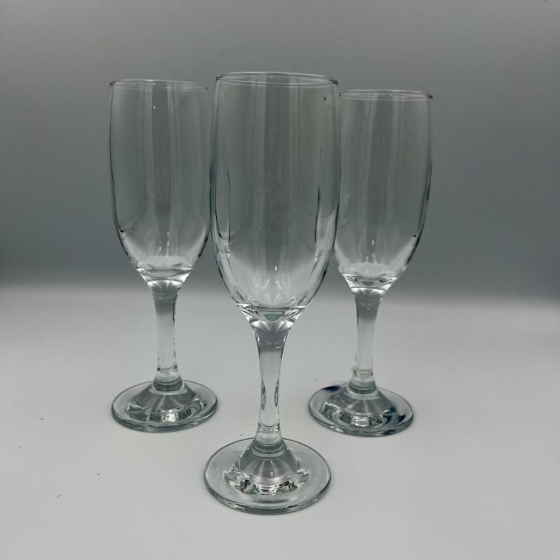 6 champagneglas