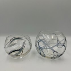 Fyrfadsstager i glas