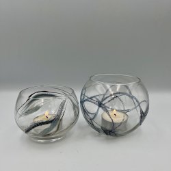 Fyrfadsstager i glas