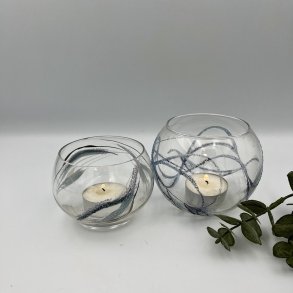 Fyrfadsstager i glas