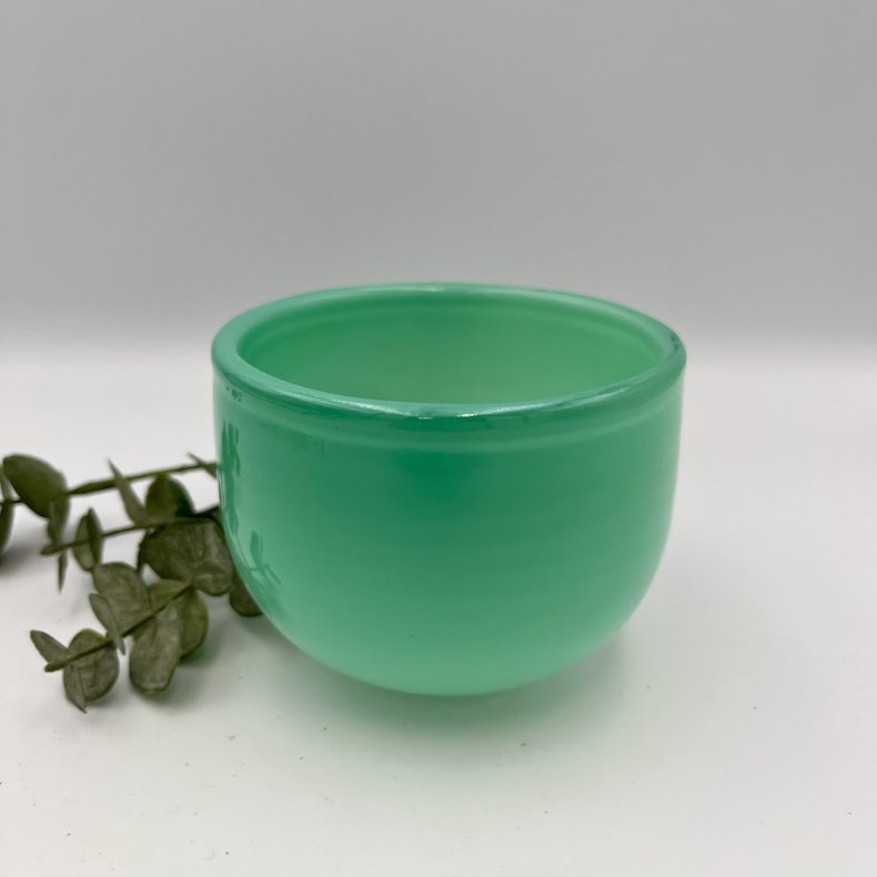 Pastelgr�n glassk�l