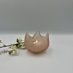 Lotusblomst fyrfadsstage