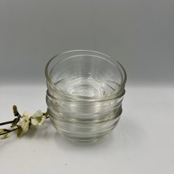 5 stk. franske glassk�le