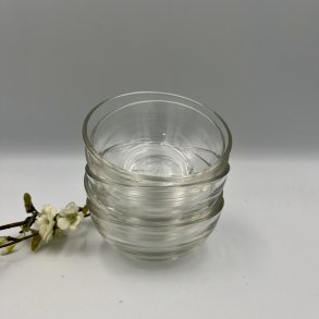 5 stk. franske glassk�le
