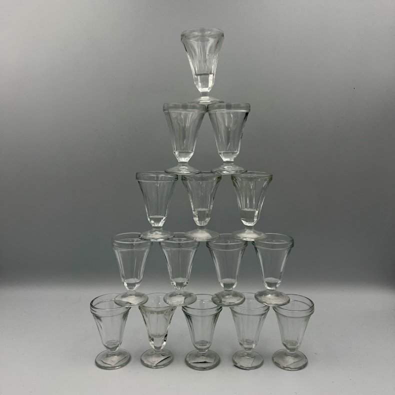 Franske snapsglas