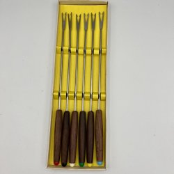 Retro fonduegafler