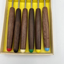 Retro fonduegafler