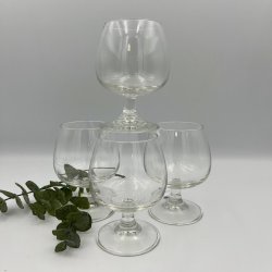 4 klassiske cognacglas