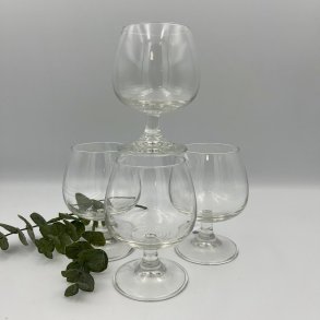 4 klassiske cognacglas
