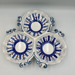Dekorativ italiensk keramiksk�l