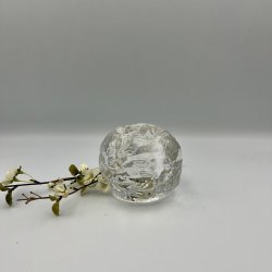 Kosta Boda Snowball fyrfadsstage