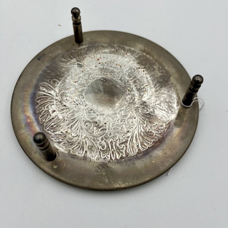 Bordsk�nere/coasters i s�lvplet