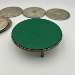 Bordsk�nere/coasters i s�lvplet