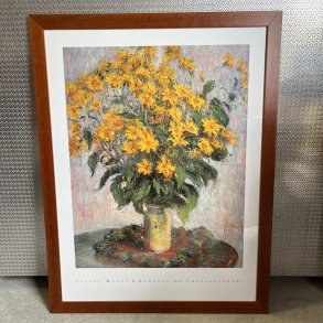 Claude Monet kunstplakat i flot tr�ramme