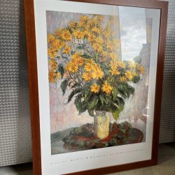 Claude Monet kunstplakat i flot tr�ramme