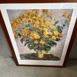 Claude Monet kunstplakat i flot tr�ramme
