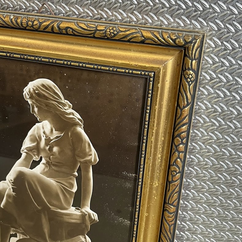 Antikt Kunsttryk af Eug�ne Aizelin: "Mignon"