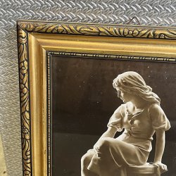 Antikt Kunsttryk af Eug�ne Aizelin: "Mignon"
