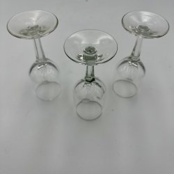 3 elegante snapsglas
